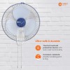 Orient Electric 400 MM Wall-44 Wall Fan | Wall Mount Fan for Home & Kitchen | Powerful Motor with High Air Delivery | Smooth Oscilation, 3-Speed Control | 2 Years Warranty by Orient | Azure Blue