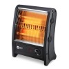Orient Electric Quartz Room Heater | 800 W Low Power Consumption | Tip-over Protection | 2 Heating Rods for Quick Heating | Cool Touch Body | 1 Year Warranty, Black