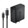 CMF by Nothing 100 W Power GaN 5 A 3 Port Mobile Charger with Detachable Cable (Dark Grey, Cable Included) CMF by Nothing 100 W Power GaN 5 A 3 Port Mobile Charger with Detachable Cable (Dark Grey, Cable Included)