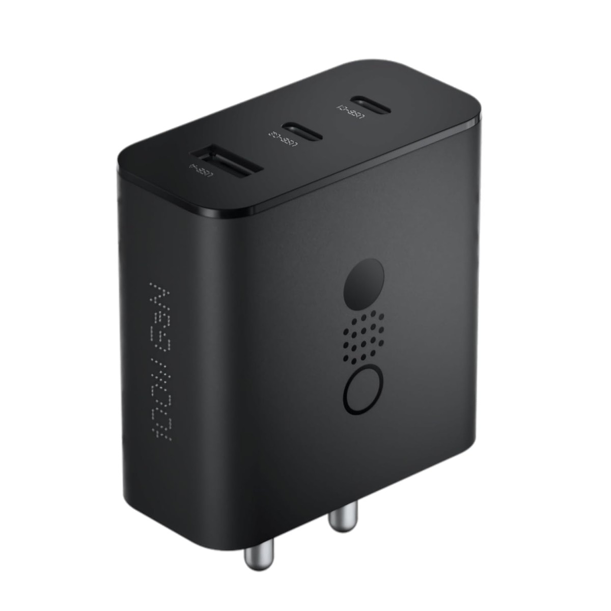 CMF by Nothing 100 W Power GaN 5 A 3 Port Mobile Charger with Detachable Cable (Dark Grey, Cable Included) CMF by Nothing 100 W Power GaN 5 A 3 Port Mobile Charger with Detachable Cable (Dark Grey, Cable Included)