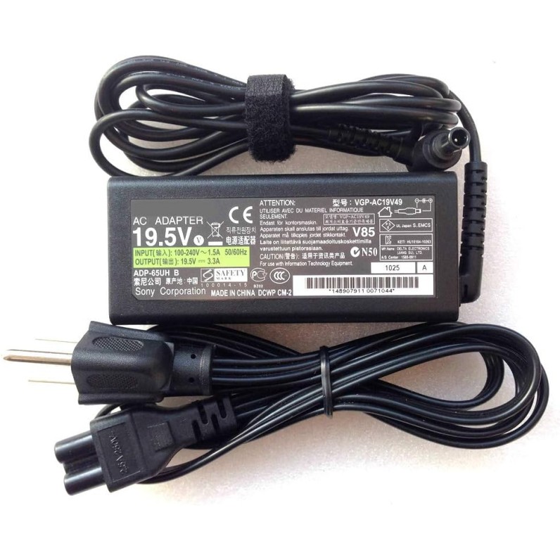Original 19.5V 3.3A AC Adapter for Sony R33030 V85 Laptop Notebook PC Power 6.5/4.4mm
