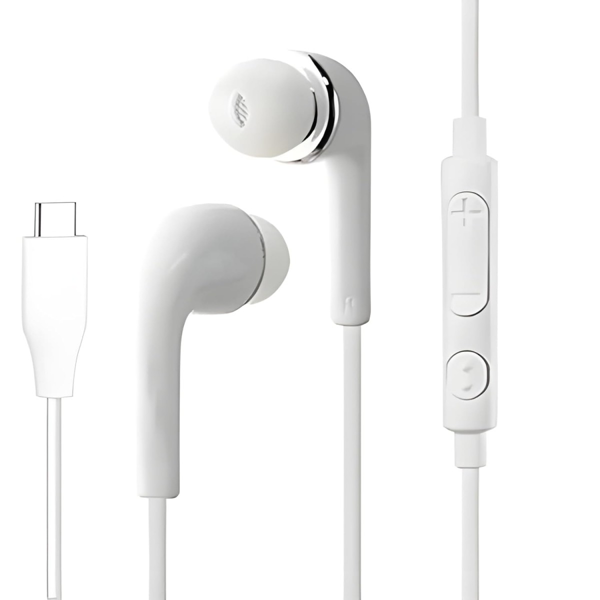 Original Type C Earphone Compatible with Samsung S24 Headphones with Microphone Noise Isolation Stereo Wired Earphones for Samsung Galaxy S22 S23 Ultra Pixel 7a, iPhone 15 to 16 Series