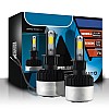 Airtree H7 Geniune 9000LM 6500K 72 W LED Automotive Headlight Bulbs Auto Conversion Driving Lamp 2 Led Chip (Cool White)