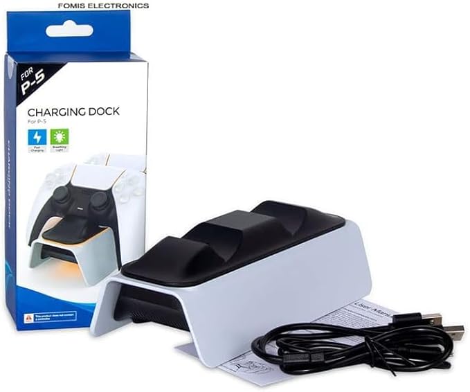 P S 5 Multifunctional Controller Charging Station with LED