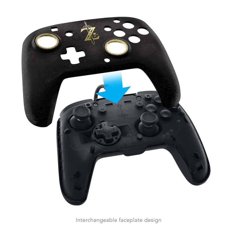PDP Faceoff Deluxe Wired Pro Controller for Nintendo Switch PDP Faceoff Deluxe Wired Pro Controller for Nintendo Switch