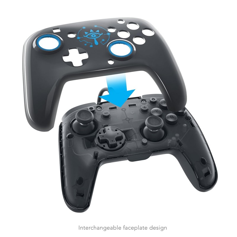 PDP Faceoff Deluxe Wired Pro Controller for Nintendo Switch PDP Faceoff Deluxe Wired Pro Controller for Nintendo Switch