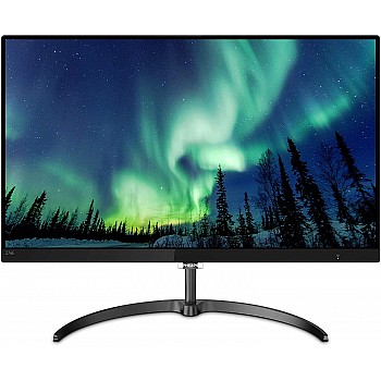 PHILIPS 276E8VJSB/94 E Line 27" (68.6 cm) 4K UHD Monitor | Ultra Clear IPS LED | Low Blue Mode | Eco-Friendly Design || Magnificent View with Seamless Appearance