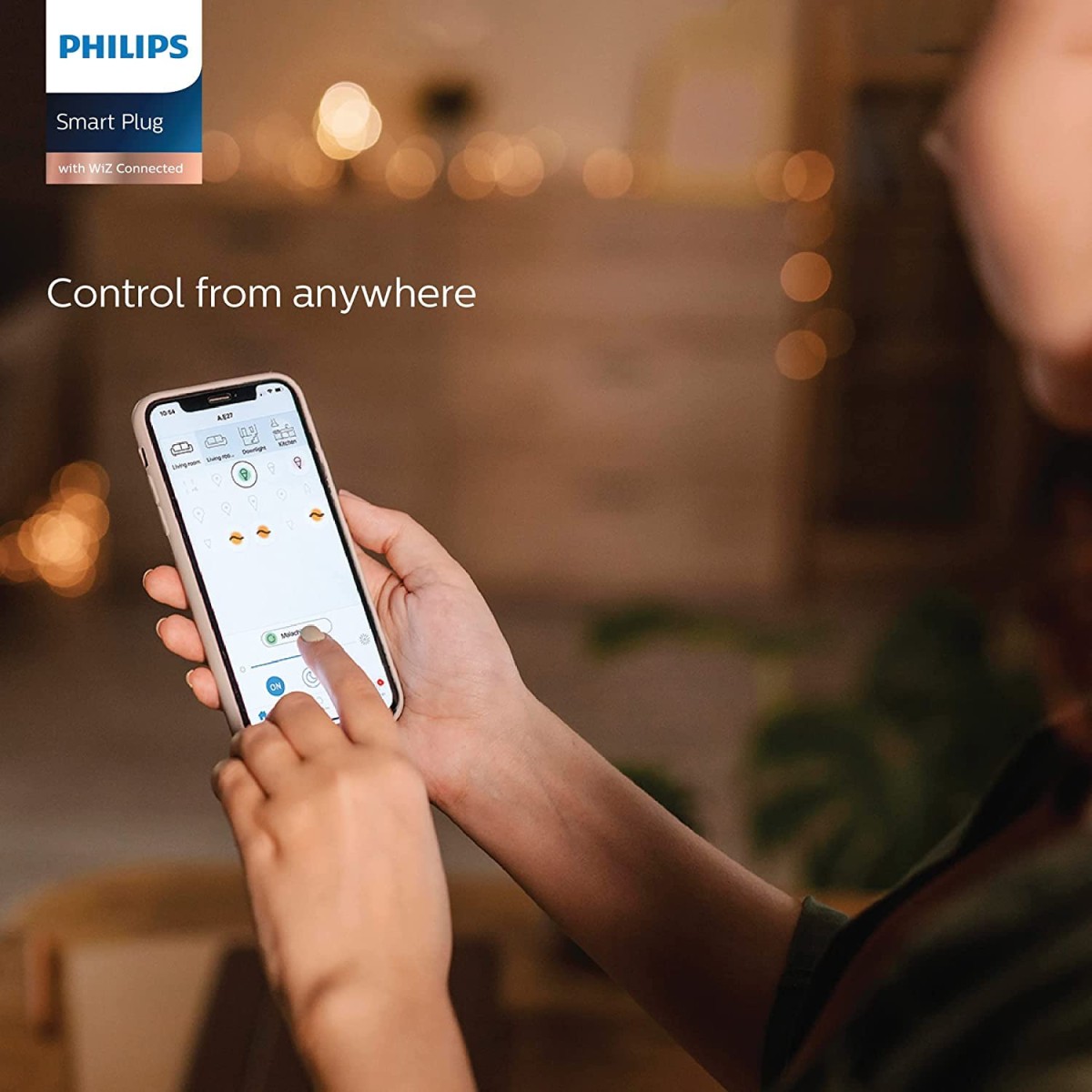 PHILIPS 6-16A Smart WiFi Plug | Wiz Connected Voice Controlled, Amazon Alexa & Google Assistant Compatible Smart Plug with Energy Consumption Monitoring, Pack of 1 PHILIPS 6-16A Smart WiFi Plug | Wiz Connected Voice Controlled, Amazon Alexa & Google Assistant Compatible Smart Plug with Energy Consumption Monitoring, Pack of 1