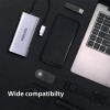 PHILIPS 7 in 1 USB Type C to HDMI 4K 30Hz + 3 x USB A + PD (max 60W) + Micro SD Card Slot + SD Card Slot Dock Adapter for MacBook, Windows OS, iPad, Chromebook, Surface, Android Type C Port Devices