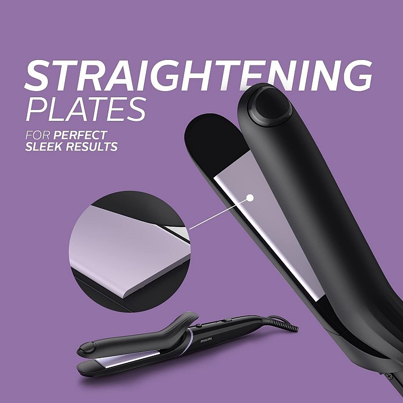 PHILIPS BHH816/00 Crimp, Straighten or Curl with the single tool, quickly and without fear of heat damage, Black Multi Styling Kit