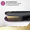 PHILIPS BHS736/00 Straightener Instantly Smooths Untamable Hair With Visible Shine (Black)