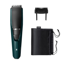 PHILIPS BT3231/15 Smart Beard Trimmer - Power adapt technology for precise trimming- Quick Charge; 20 settings; 60 min run time, Green