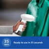 PHILIPS Handheld Garment Steamer Sth1010/10 - Compact, Convenient Vertical Steaming, 900 Watts Quick Heat Up, Up To 18G/Min Steam, Kills 99.9%* Bacteria PHILIPS Handheld Garment Steamer Sth1010/10 - Compact, Convenient Vertical Steaming, 900 Watts Quick Heat Up, Up To 18G/Min Steam, Kills 99.9%* Bacteria