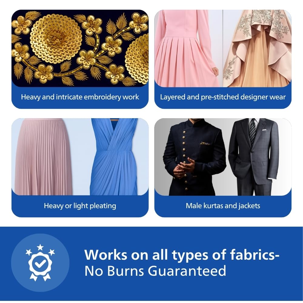 PHILIPS Handheld Garment Steamer Sth1010/10 - Compact, Convenient Vertical Steaming, 900 Watts Quick Heat Up, Up To 18G/Min Steam, Kills 99.9%* Bacteria PHILIPS Handheld Garment Steamer Sth1010/10 - Compact, Convenient Vertical Steaming, 900 Watts Quick Heat Up, Up To 18G/Min Steam, Kills 99.9%* Bacteria