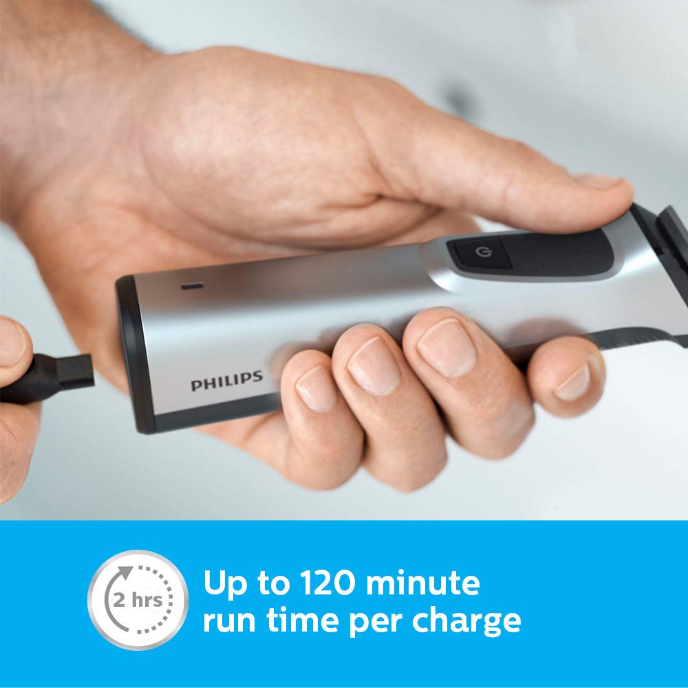 PHILIPS MG7715/15 Multigroom Series for Men 7000 13-in-1 (Old Model), Face, Hair and Body Trimmer/Clipper, Gray, Free Size (B072WNXLKJ)