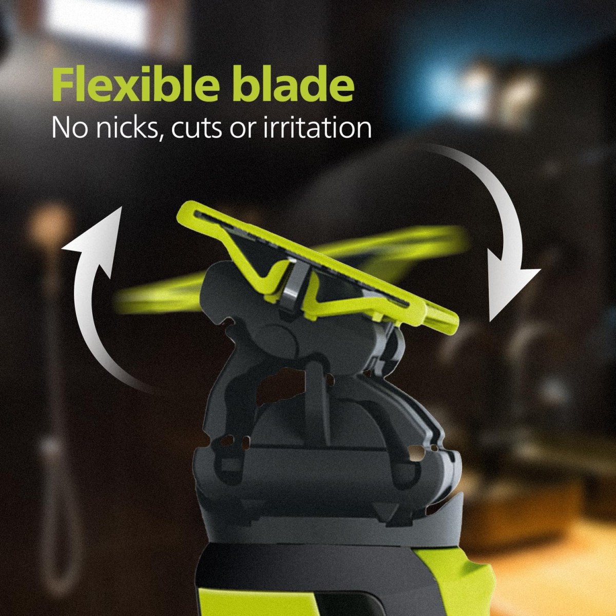 PHILIPS Men Oneblade Replaceable Blade Pack of 2 Replaceable Blades, Qp220/51 (Lime)