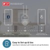 PHILIPS Outdoor Weatherproof WiFi CCTV Camera for Home | Pan Tilt Zoom, Color Night Vision, 2-Way Talk, AES-128bit Encryption| HSP3800