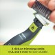 Philips qp2525/10 cordless oneblade hybrid trimmer and shaver with 3 trimming combs lime green