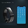 PLAY PLAYFIT 21 Smart Band, Button Touch, Colour Display (Black)