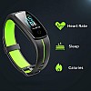 PLAY PLAYFIT 53 Smart Band, Fulltouch Color Display(Black and Green)