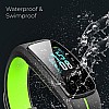 PLAY PLAYFIT 53 Smart Band, Fulltouch Color Display(Black and Green)