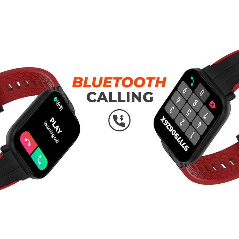 PLAYFIT XLPRO_Black+Red, IPS Display, IP67 Dust, Sweat & Water resistant, Full Metal Dial Design,(unbox) PLAYFIT XLPRO_Black+Red, IPS Display, IP67 Dust, Sweat & Water resistant, Full Metal Dial Design,(unbox)