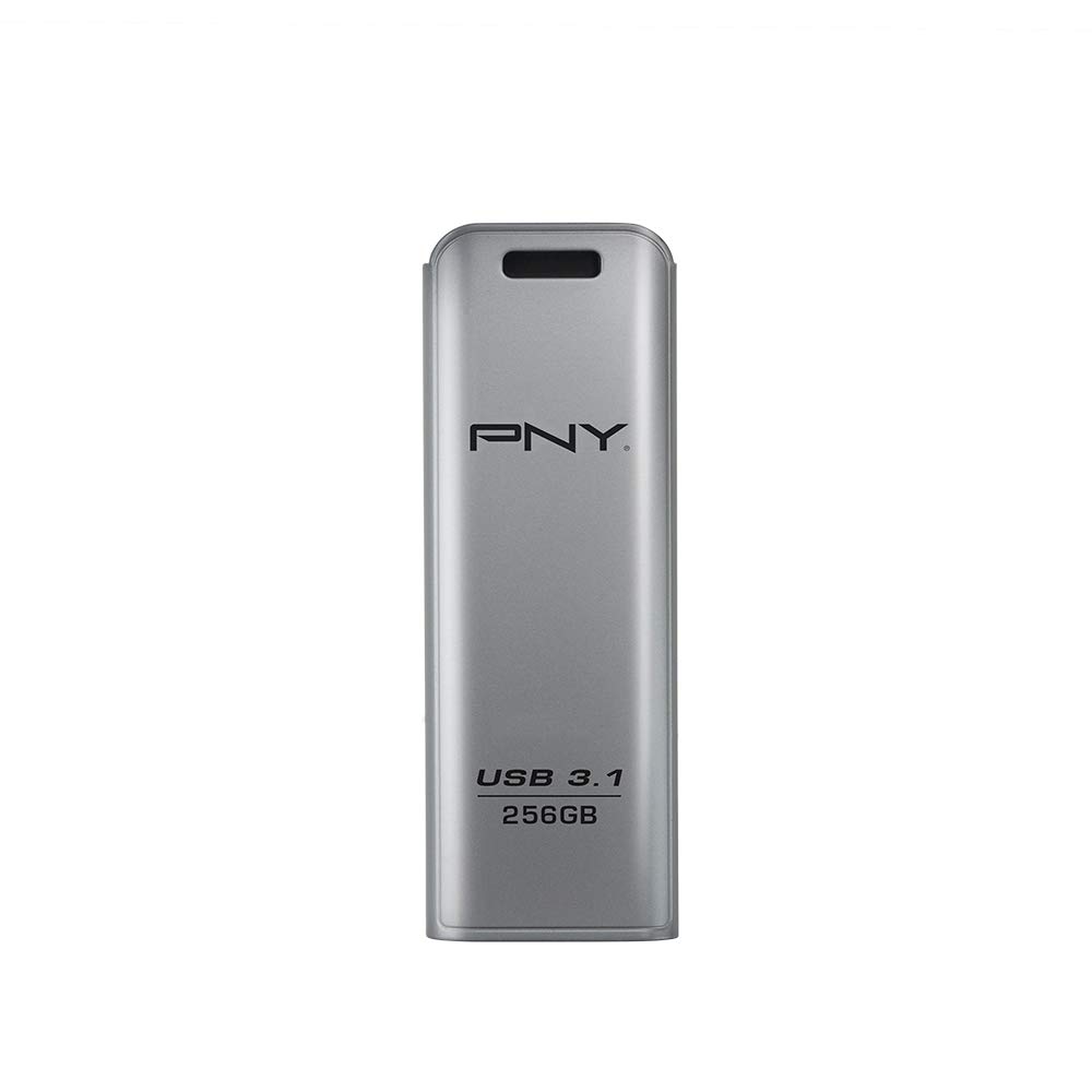PNY Elite Steel USB 3.1 Flash Drive Read Speed up to 80MB/s - 256GB