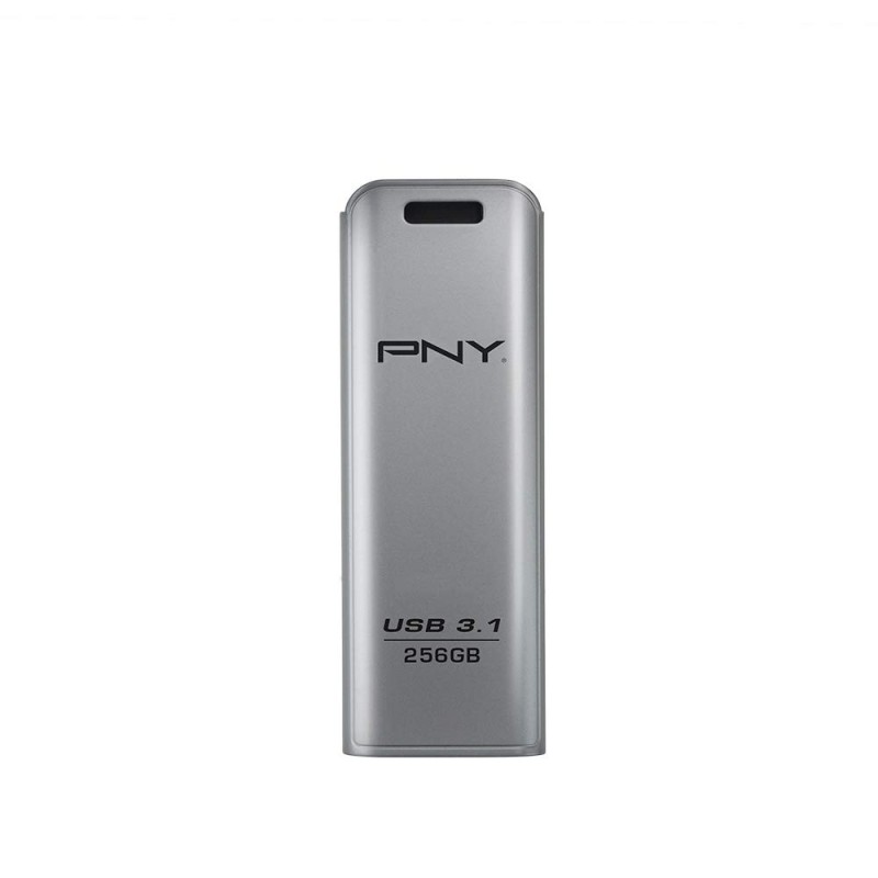 PNY Elite Steel USB 3.1 Flash Drive Read Speed up to 80MB/s - 256GB PNY Elite Steel USB 3.1 Flash Drive Read Speed up to 80MB/s - 256GB