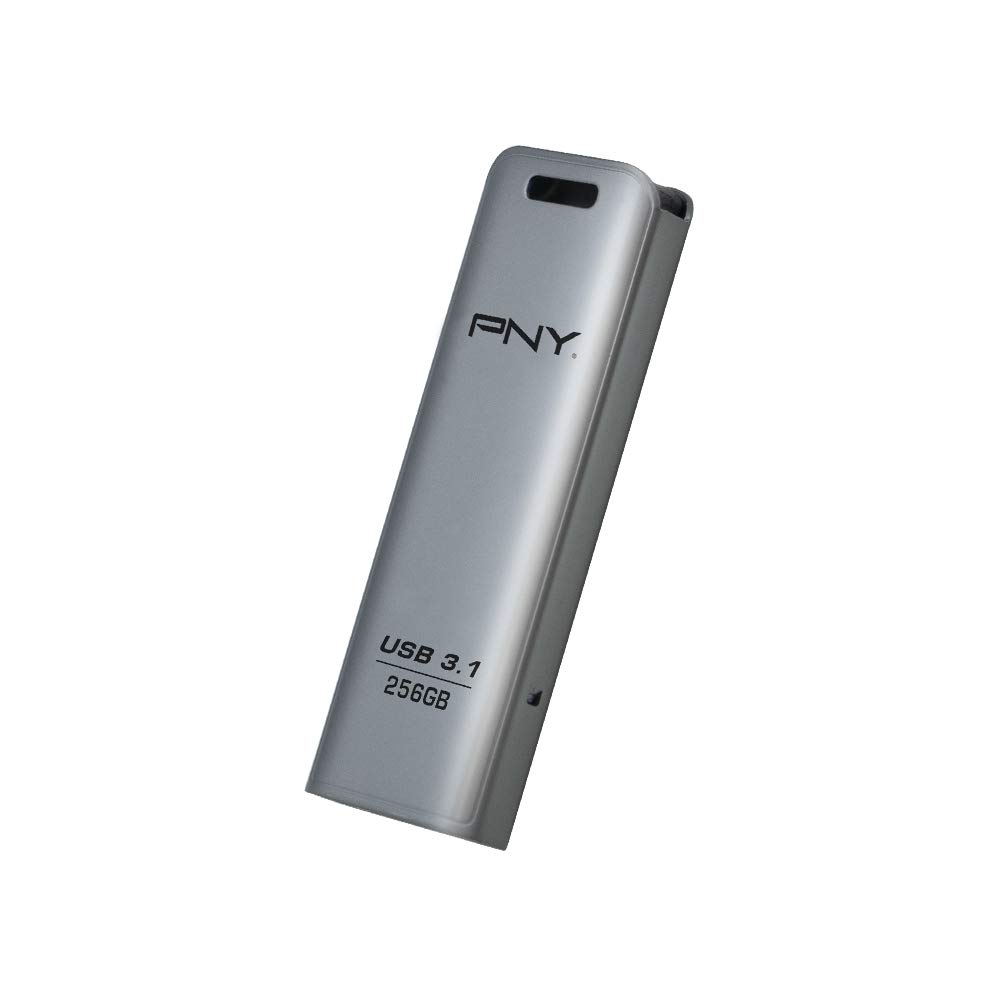 PNY Elite Steel USB 3.1 Flash Drive Read Speed up to 80MB/s - 256GB