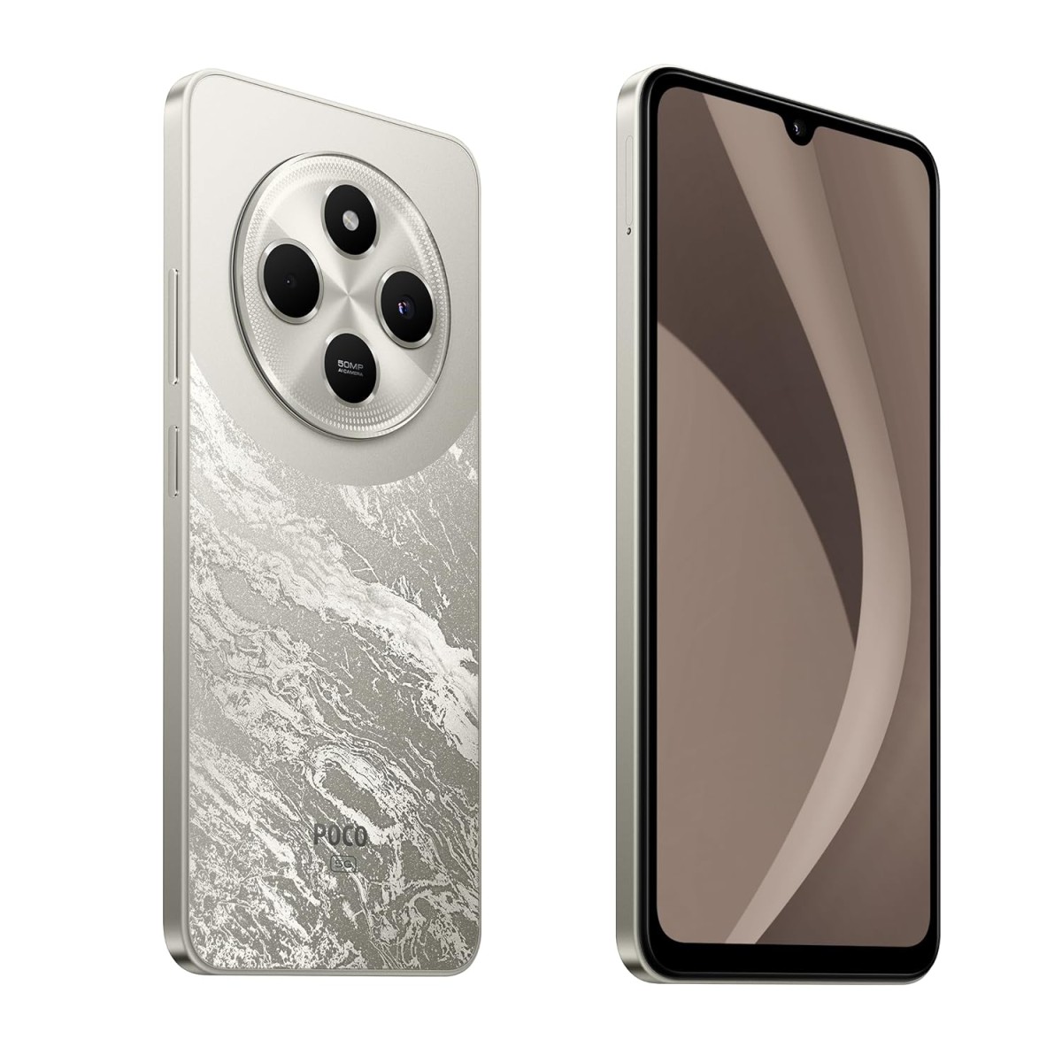 POCO C75 5G, Silver Stardust (4GB, 64GB)