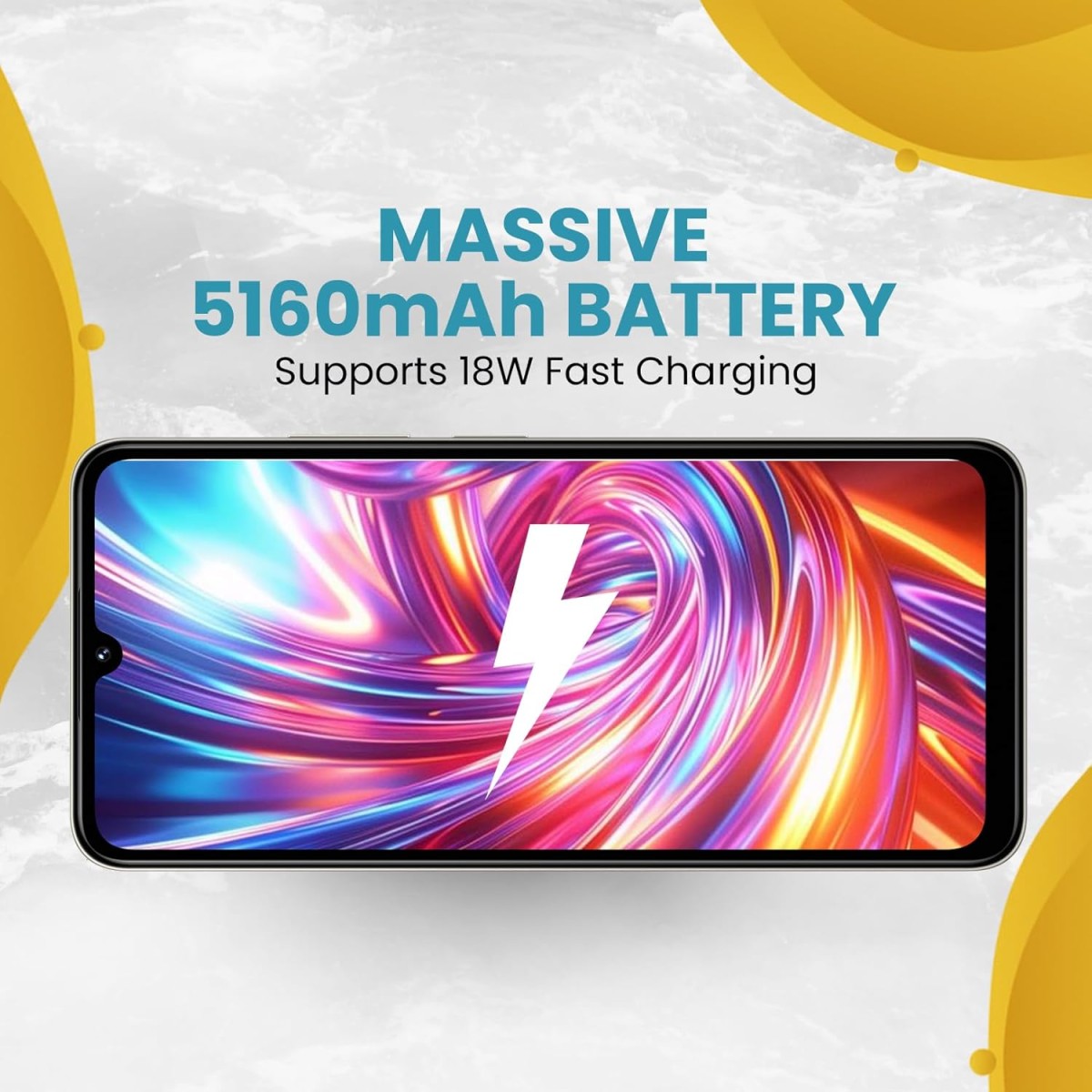 POCO C75 5G, Silver Stardust (4GB, 64GB)