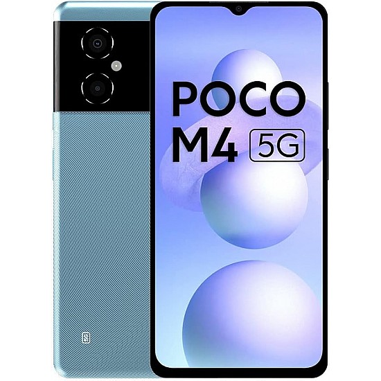 POCO M4 5G (Cool Blue, 4GB RAM 64GB RAM)  Refurbished