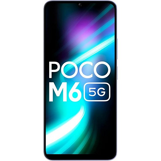 POCO M6 5G (Orion Blue, 4GB RAM, 128GB Storage) | MediaTek Dimensity 6100+ 5G Processor | 5000 mAh Battery + 18W Fast Charging | 50 MP AI Dual-Camera System & Side Fingerprint Sensor (refurbished)