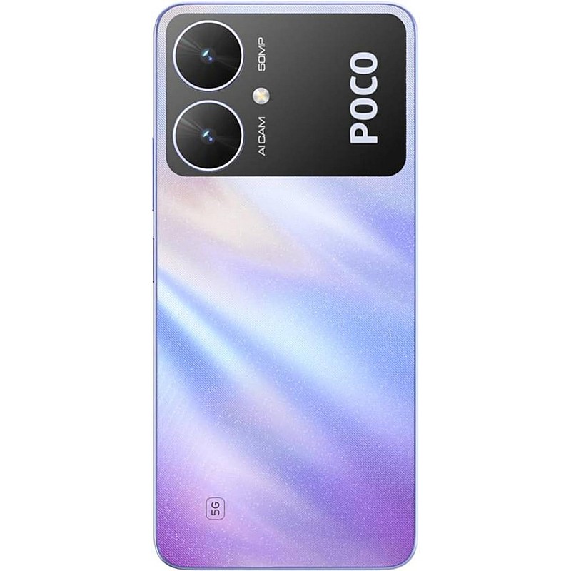 POCO M6 5G (Orion Blue, 4GB RAM, 128GB Storage) | MediaTek Dimensity 6100+ 5G Processor | 5000 mAh Battery + 18W Fast Charging | 50 MP AI Dual-Camera System & Side Fingerprint Sensor (refurbished)