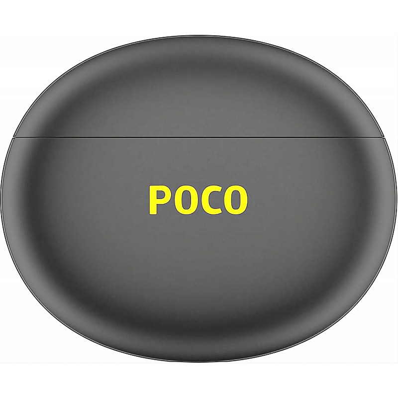 POCO Pods with 30 Hour Playback, 12mm Drivers, 60ms Latency, Fast Charging & ENC Bluetooth Headset (Midnight Groove, True Wireless)