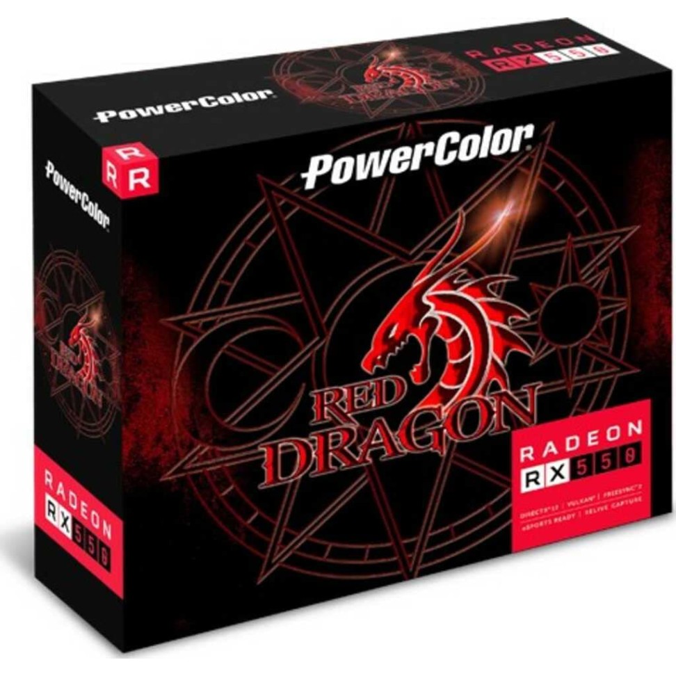 POWER COLOR Red Dragon AMD RX 550, 2GB GDDR5 Graphics Card