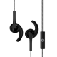 Motorola Pace 130 in-Ear Headphones with Mic, Ear Hooks & Alexa Built-in(Black)