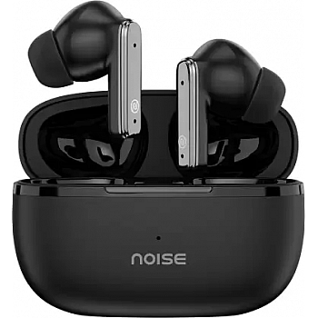 Noise Buds Verve with 45 Hrs Playtime, Environmental Noise Cancellation, Quad Mic Bluetooth Headset  (Carbon Black, True Wireless)