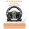 PXN V3 Pro Racing Steering Wheel and Pedals, 180° Steering Wheel with Pedal Board, Paddle Shifters and Vibration Feedback, Game Steering Wheel for PS4, Xbox One, PC, Xbox Series X|S, PS3, Switch - PXN V3 Pro Racing Steering Wheel and Pedals, 180° Steering Wheel with Pedal Board, Paddle Shifters and Vibration Feedback, Game Steering Wheel for PS4, Xbox One, PC, Xbox Series X|S, PS3, Switch -