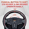 PXN V900 PC Racing Wheel, Universal Usb Car Sim 270/900 degree Race Steering Wheel with Pedals for PS3, PS4, Xbox, One, Nintendo Switch