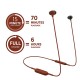 Panasonic Wireless in-Ear Headphone with Extra Bass red