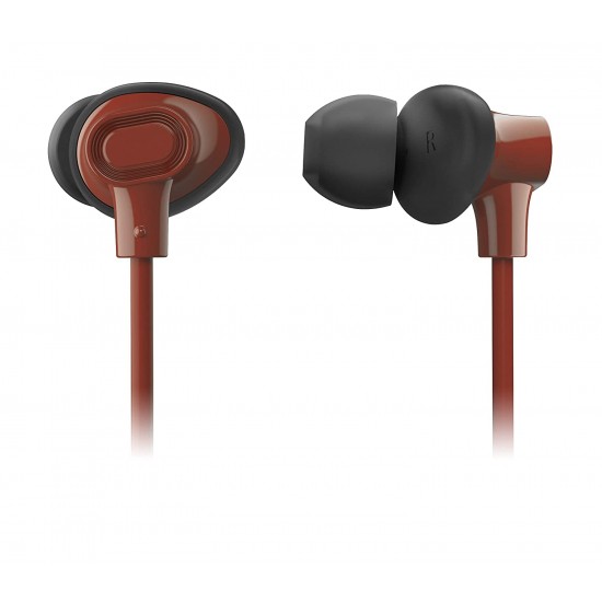 Panasonic Wireless in-Ear Headphone with Extra Bass red