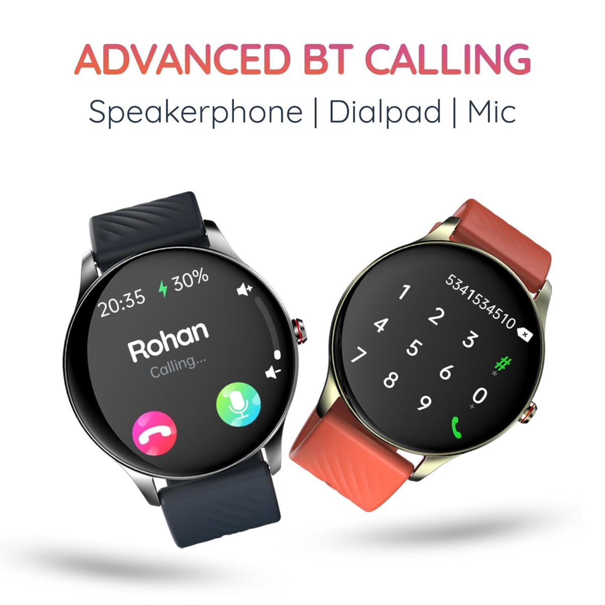 Pebble Ascent 1.43"(3.63 cm) Amoled Bezel-Less Display, 700 Nits Brigtness, Always on Display, BT Calling, Health Monitoring, Multiple Sports Modes - Winter Blue