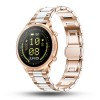 Pebble Celia 1.32" HD Infinite Display, BT Calling, Women's Health suite, Sleek Dial Smartwatch  (Gold Strap, Free Size)