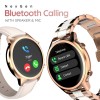 Pebble Celia 1.32" HD Infinite Display, BT Calling, Women's Health suite, Sleek Dial Smartwatch  (Gold Strap, Free Size)