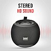 Pebble Dome Heavy Bass 5W Bluetooth Speaker (Black)