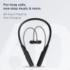 Pebble Flex Activ Neckband with True Bass in-Built Mic, up to 60 Hours Play time, Magnetic Earbuds, Soft Silicone Body Workout and Sweat Proof (Black)