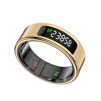 Pebble Halo Smart Ring (11mm) Gold