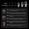 Pebble Iris Smart Ring | Smart Touch Controls | Recovery Score, Sleep Monitoring, Body Temperature, Heart Rate, SpO2 & Calories Tracking | Anti-Bacterial Stainless Steel Build