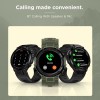 Pebble Leap Rugged Fitness Smartwatch with Bluetooth Calling, 1.3 inches HD Display, Inbuilt Oximeter, Heart Rate, Multiple Sports Modes IP68 Waterproof, 10 Days Battery Life (PFB16 Military Green)
